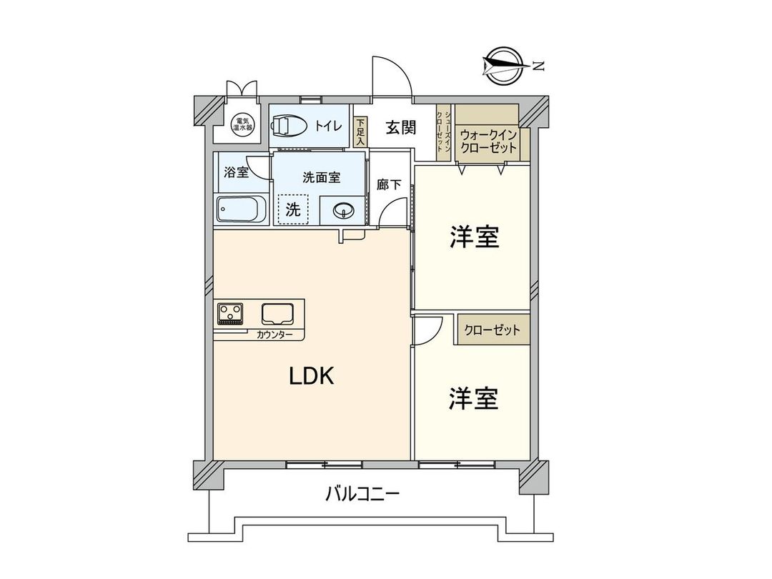 2LDK Apartment for Sale in Fukuoka City Minami Ward 58.32 sqm - Thumbnail 3