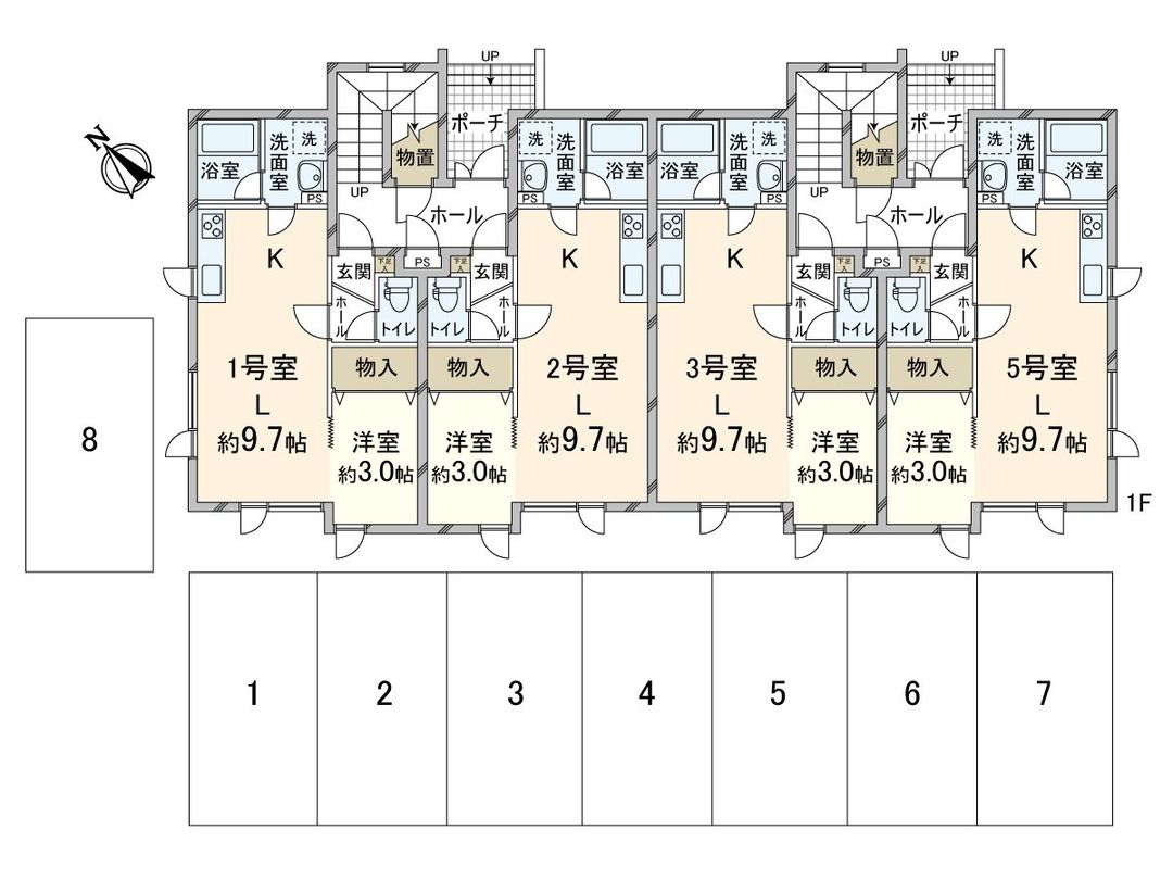 Casa Nishioka 8-Unit Apartment Building for Sale in Sapporo - Thumbnail 3