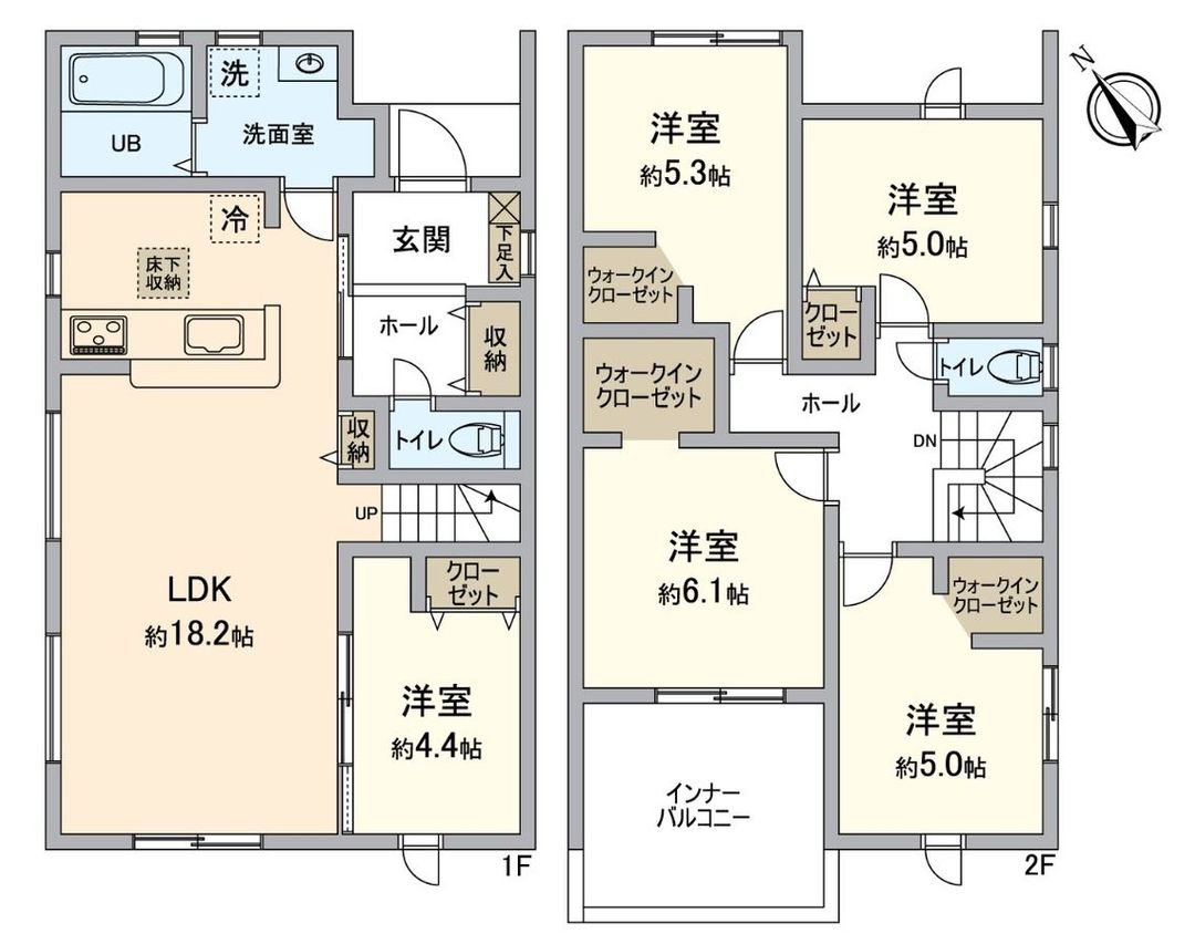 New 5LDK House in Nisshin City, Aichi Prefecture - Thumbnail 3