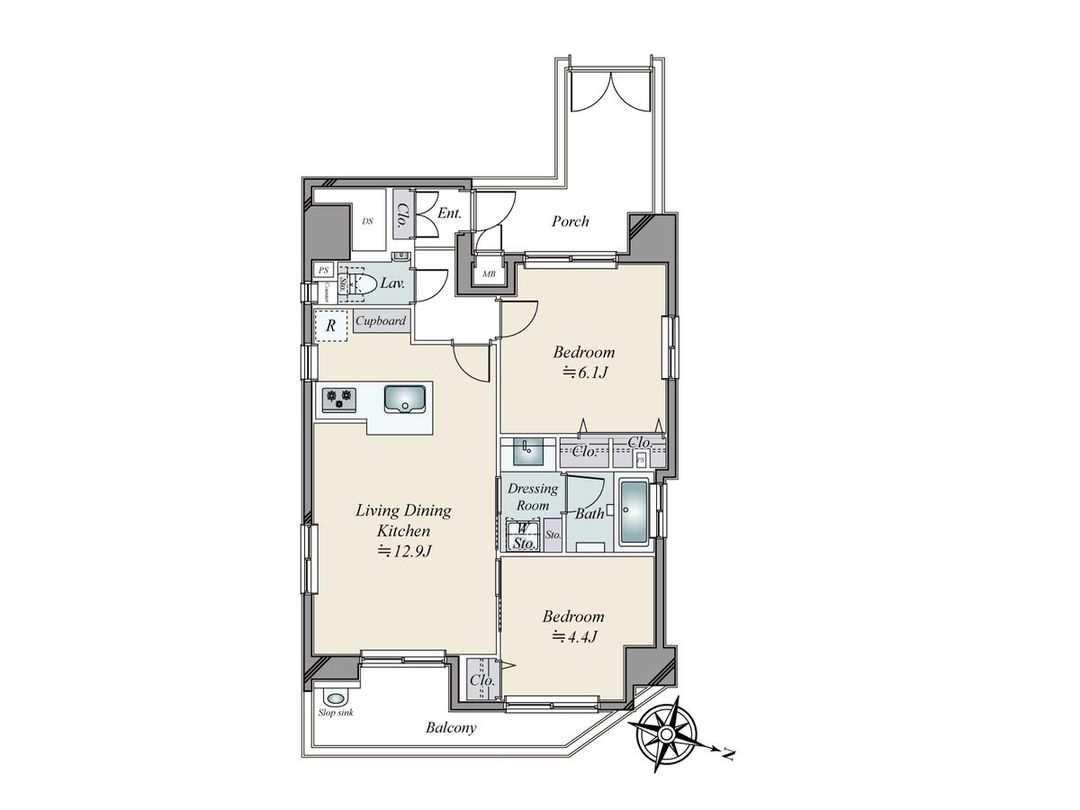 Esterum Plaza Iidabashi Tower Residence 2LDK Apartment for Sale - Thumbnail 3