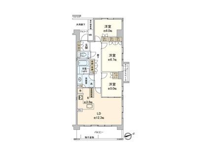 Park Homes Kichijoji Grand Terrace Cloister Residence 3LDK - Thumbnail 4
