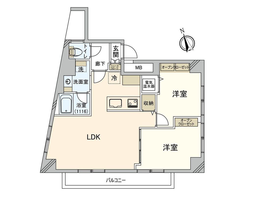 Renovated 2LDK Apartment for Sale in Koto Ward, Tokyo - Thumbnail 3