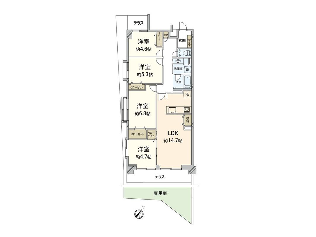4LDK Apartment for Sale in Minami Ward, Fukuoka City - Thumbnail 3