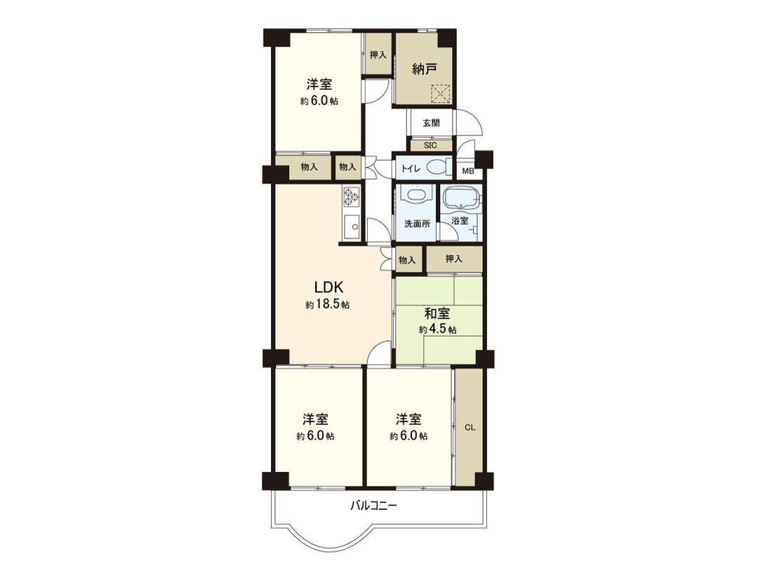 4LDK Apartment for Sale in Chuo Ward, Kobe - 84.51 sqm - Thumbnail 3