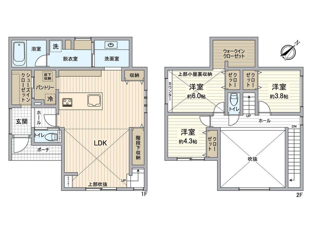 New 2024 3LDK House in Funabashi, Chiba with Double-Height Ceiling - Thumbnail 3