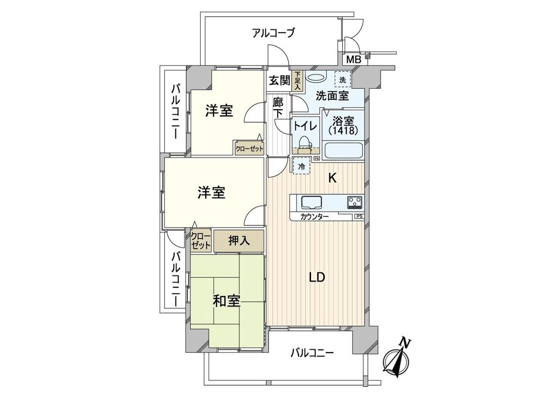 Legal Tsukamoto 6: 3LDK Apartment Near JR Tsukamoto Station - Thumbnail 3
