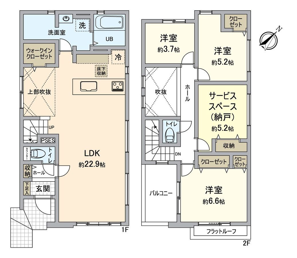 New Build House in Togo Town, Aichi - 3SLDK, 104.98 sqm - Thumbnail 3
