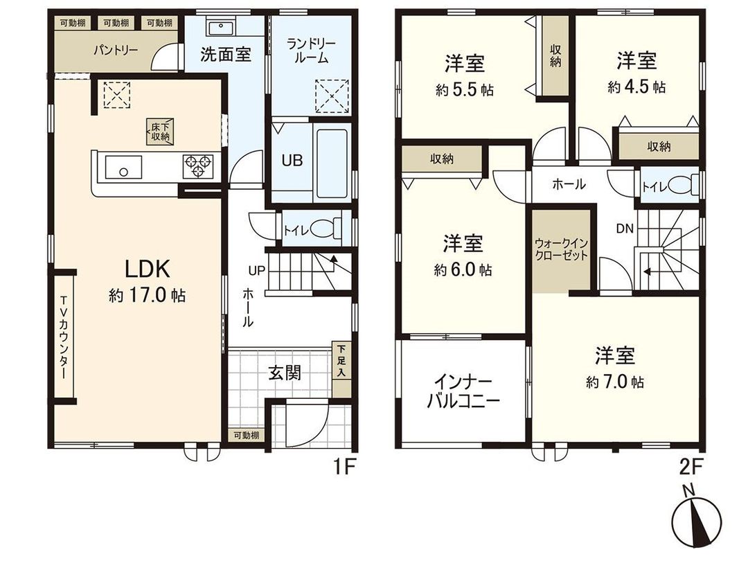New 4LDK House for Sale in Tagajo City, Miyagi - Thumbnail 2