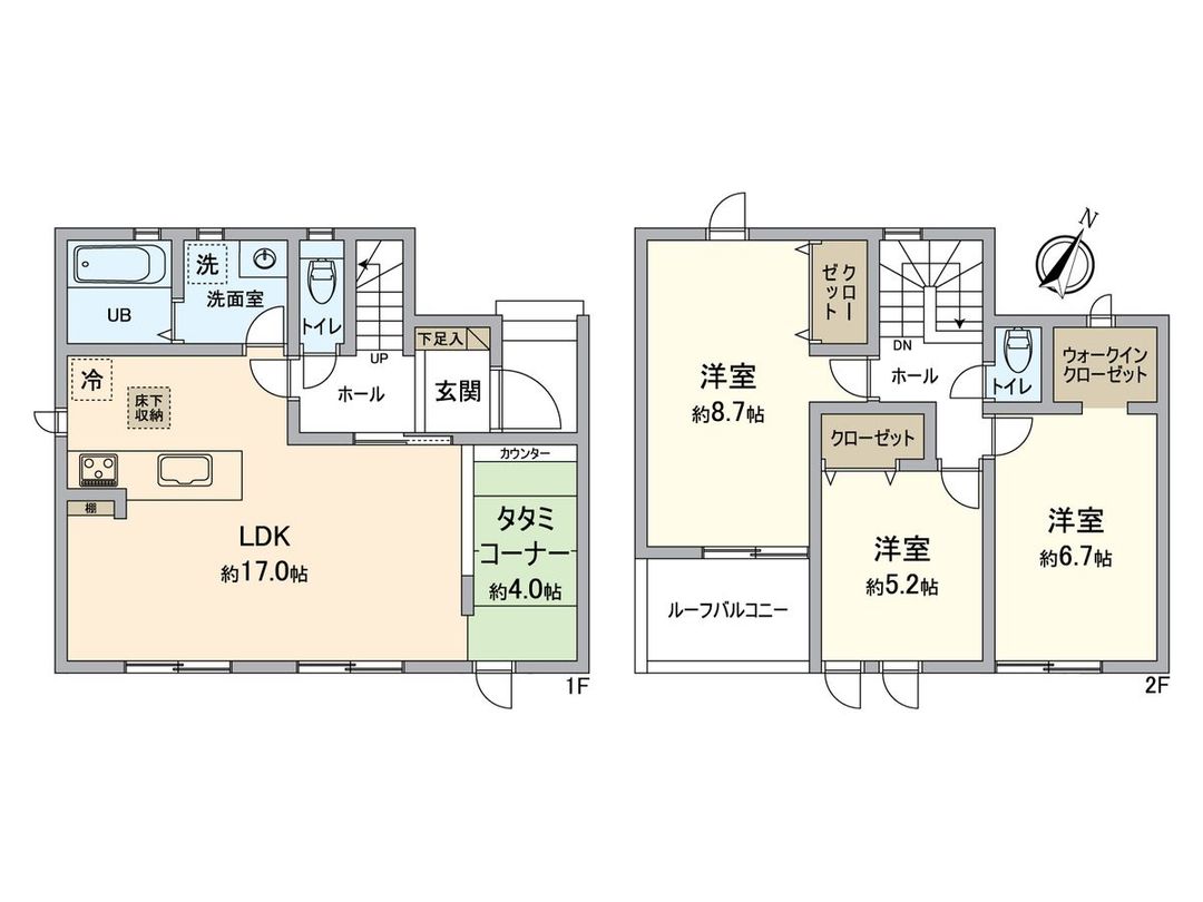 New 3LDK House in Kasugai, Aichi | Near Kasugai Station - Thumbnail 3