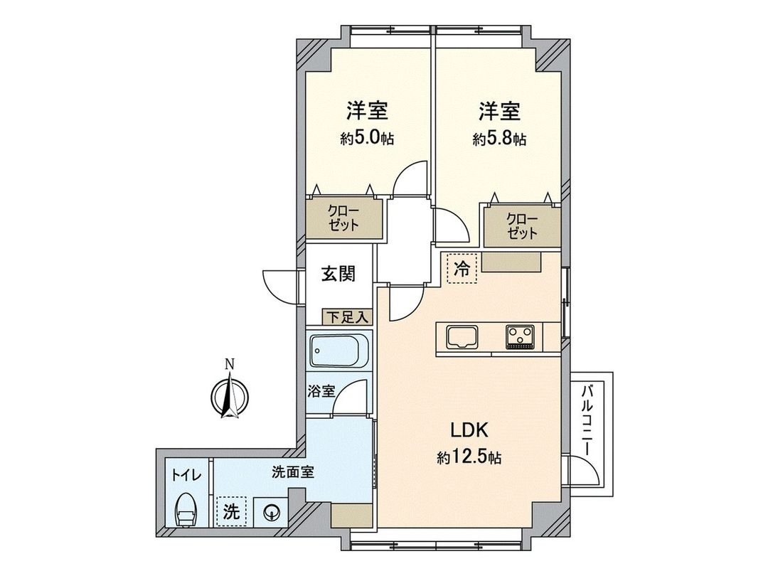 Renovated 2LDK Apartment Near Musashi-Kosugi Station, Kawasaki - Thumbnail 3