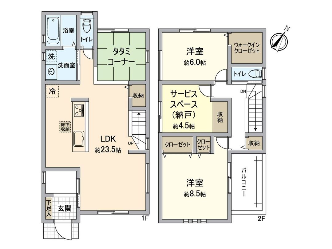 New 2SLDK House in Kasugai, Aichi | 2026 Build - Thumbnail 3