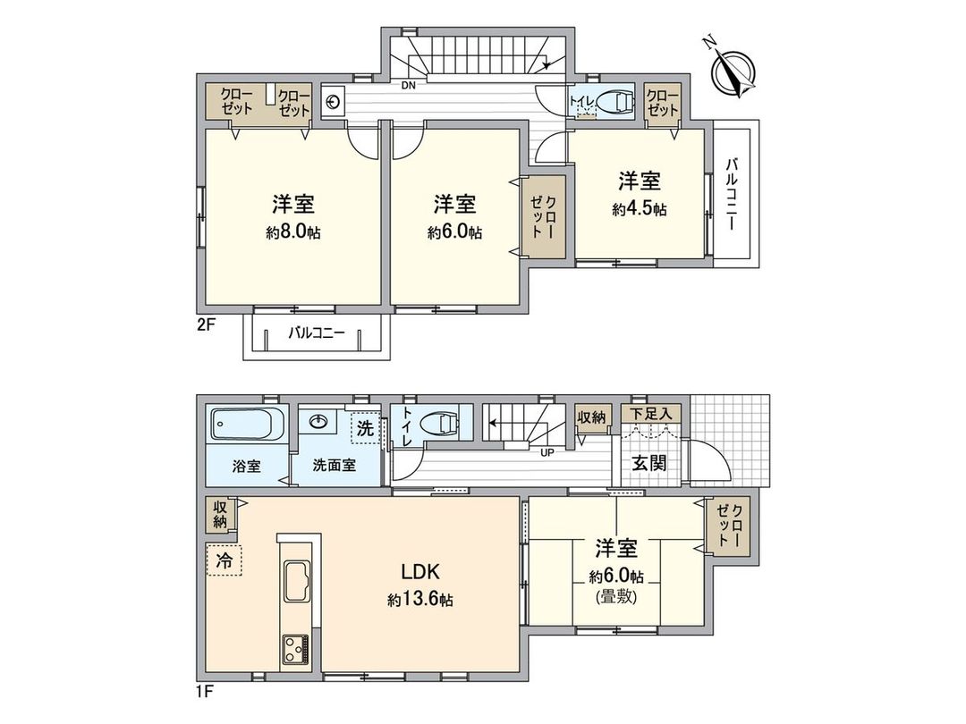 4LDK New Build House in Hachioji, Tokyo for 30.4 Million Yen - Thumbnail 3