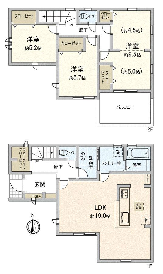 New 3LDK House in Kawagoe, Saitama - Seismic Grade 3 - Thumbnail 2