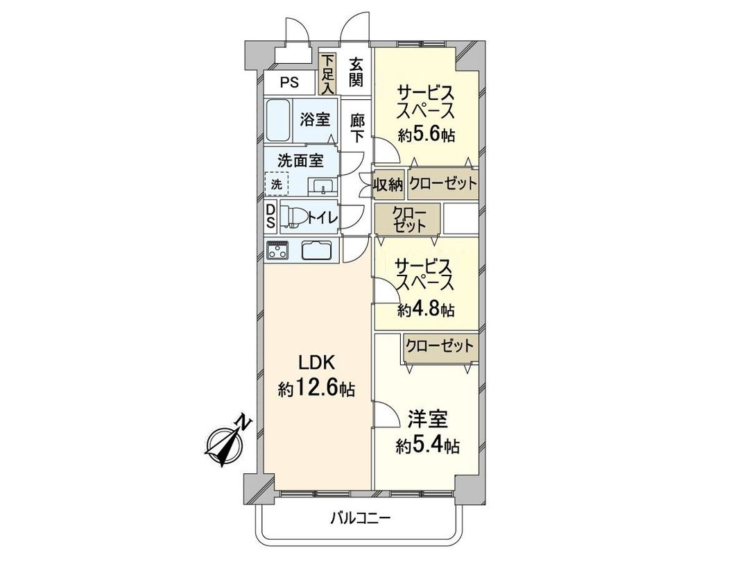 Renovated 1SLDK Apartment for Sale in Heim Kitano, Osaka - Thumbnail 3