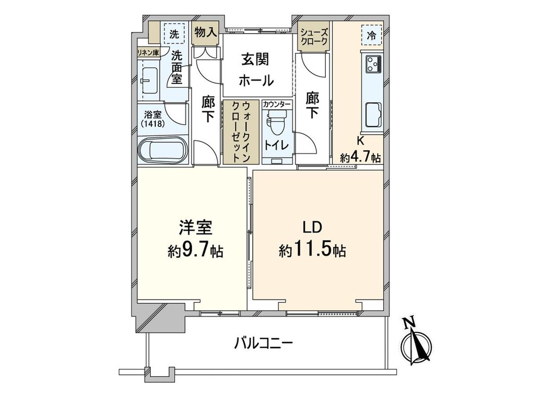Gran Green Osaka THE NORTH RESIDENCE 1LDK Apartment in Kita-ku - Thumbnail 3