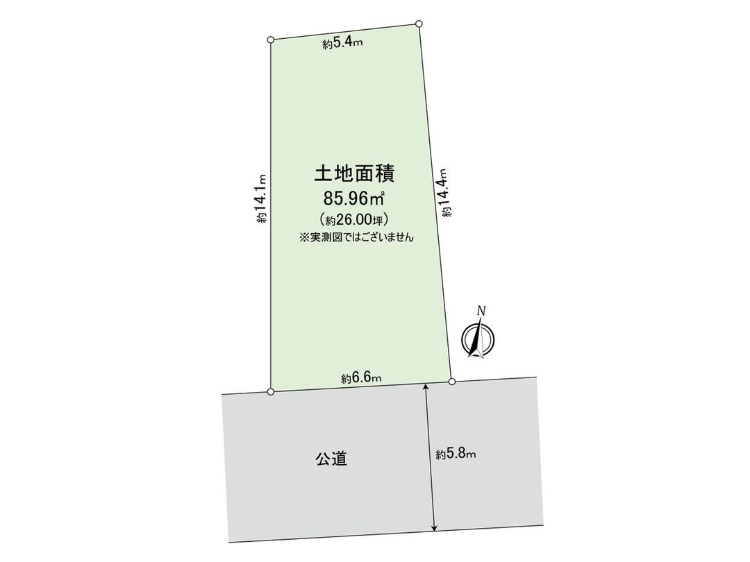 Land for Sale in Tsurumaki, Setagaya, Tokyo - 85.96㎡ - Thumbnail 3