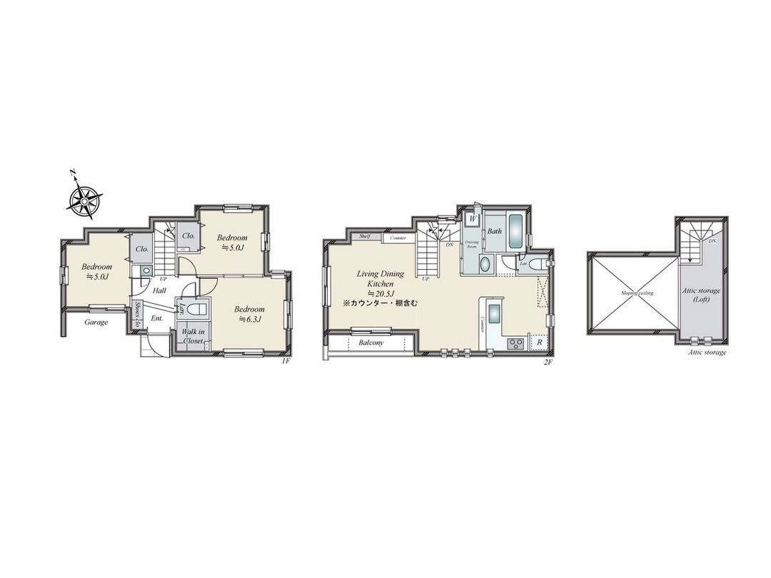New 3LDK House in Kawaguchi, Saitama - 2026 Completion - Thumbnail 3