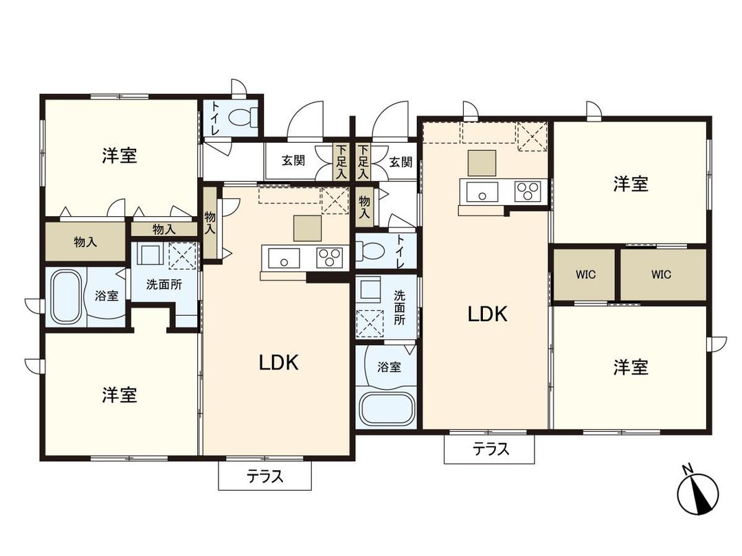 2LDK Used Detached House in An'yōji, Sendai - Thumbnail 2