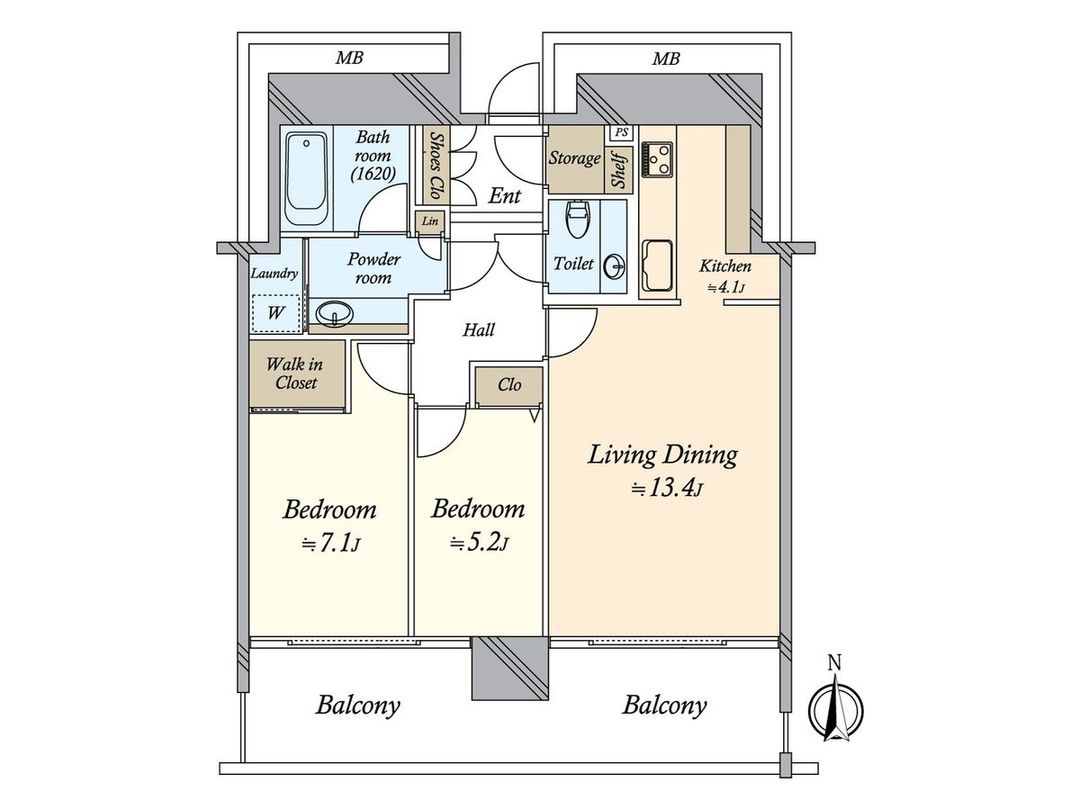 Renovated 2LDK Apartment in Minato Mirai, Yokohama - Thumbnail 3