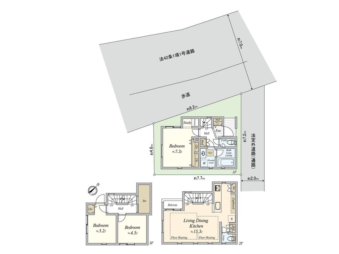 New 3LDK House for Sale in Ota-ku, Tokyo - Thumbnail 3