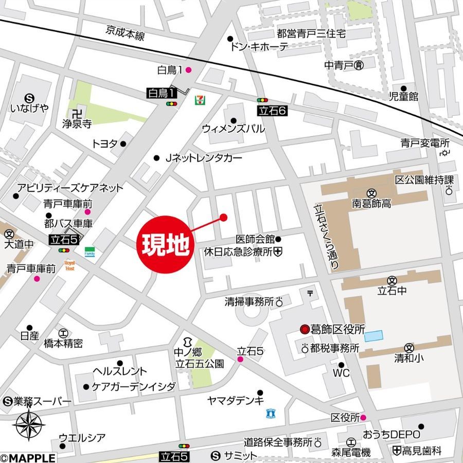 Land for Sale in Tateishi, Katsushika, Tokyo - 71.92 sqm - Thumbnail 2