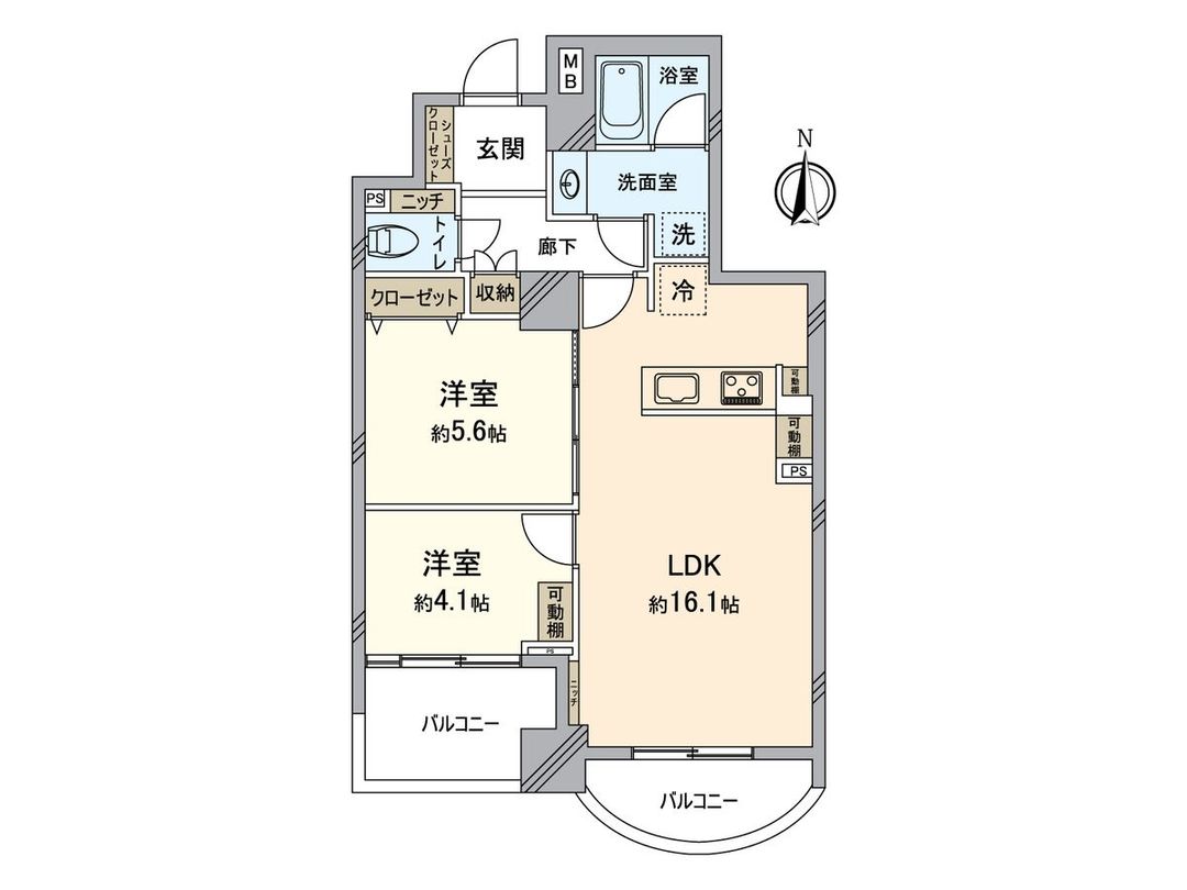 Renovated 2LDK Apartment for Sale in Hachioji, Tokyo - Thumbnail 3