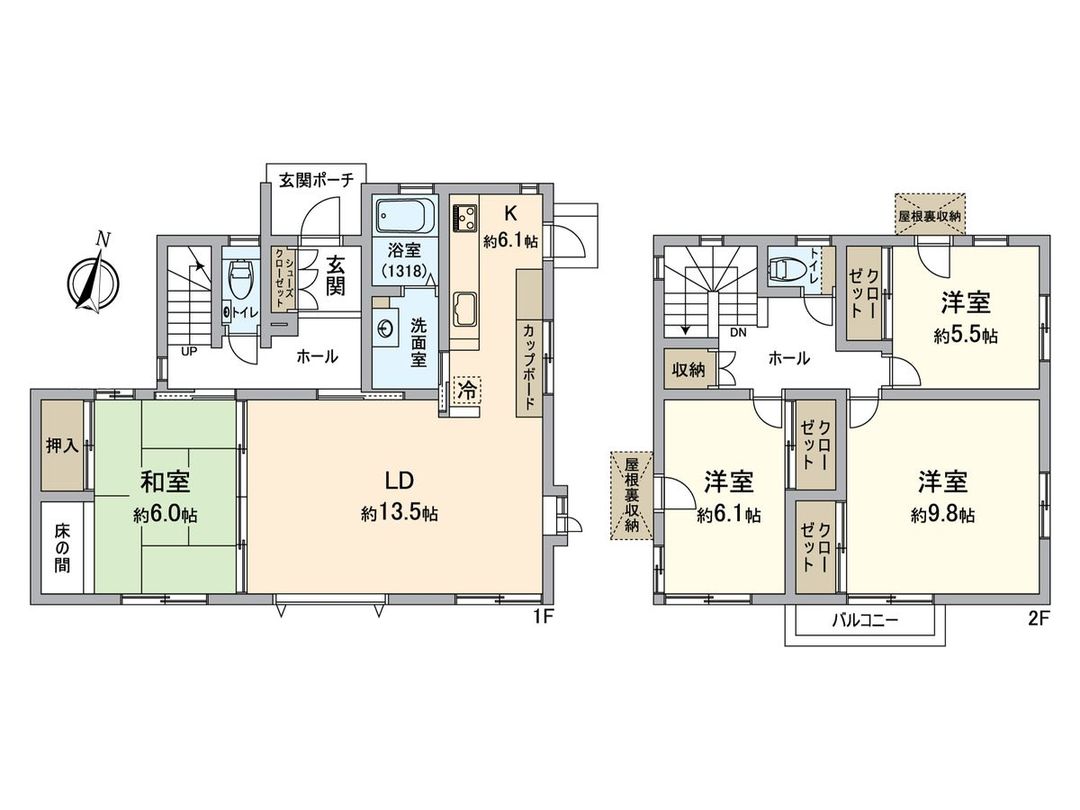 4LDK Detached House in Shinomiya, Fukuoka | 1991 Build, Renovated 2022 - Thumbnail 3