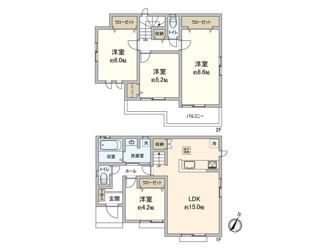 New 4LDK House for Sale in Kunitachi, Tokyo 92.74sqm - Thumbnail 3