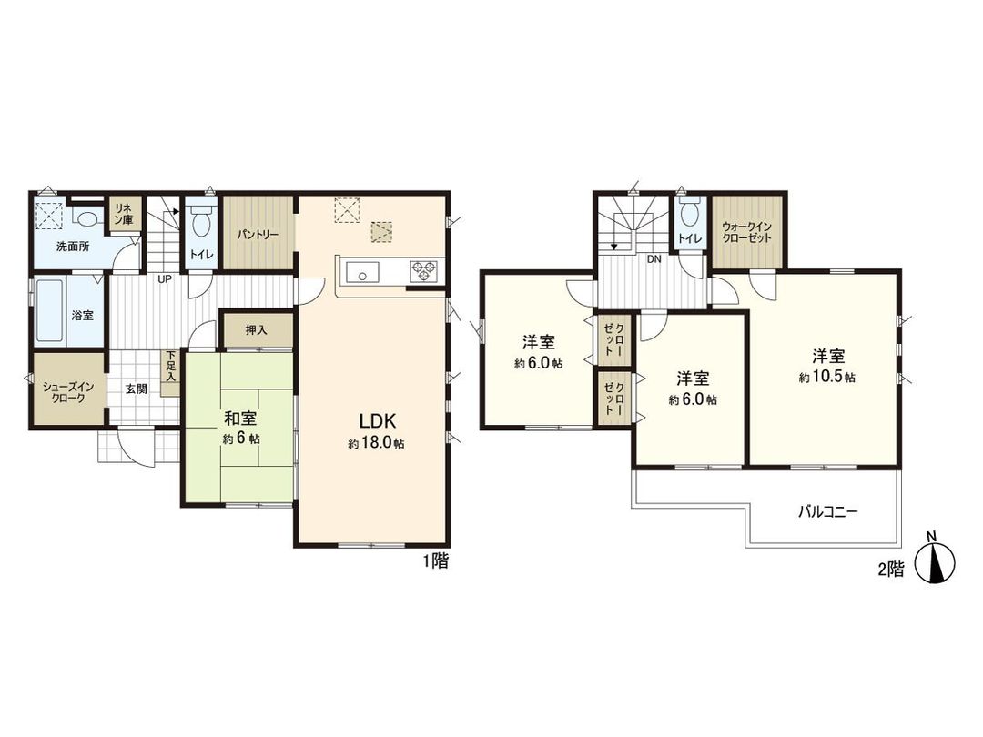 4LDK Detached House for Sale in Inzai City, Chiba - Thumbnail 3