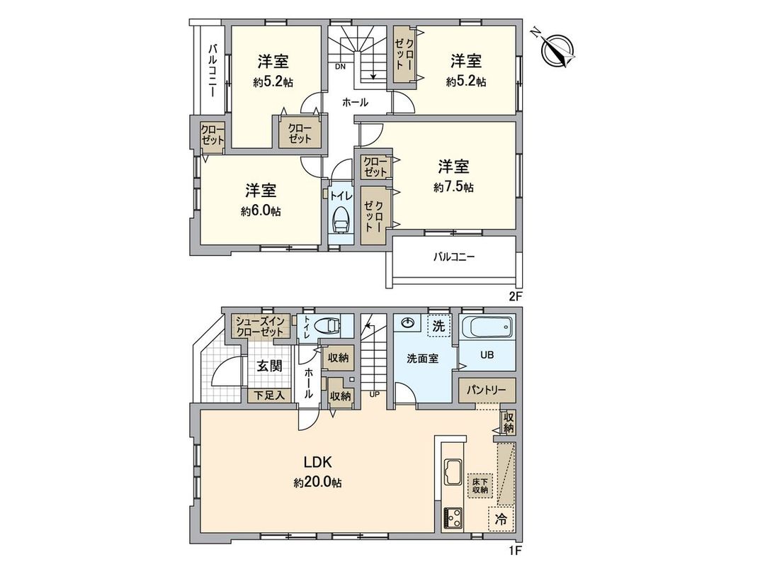 New 4LDK Detached House in Hachioji, Tokyo - 108.47 sqm - Thumbnail 3