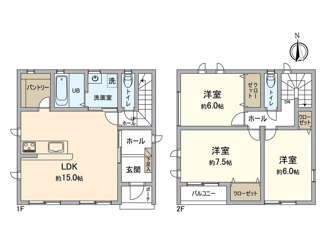 New 3LDK House Near Niwase Station in Okayama City - Thumbnail 3