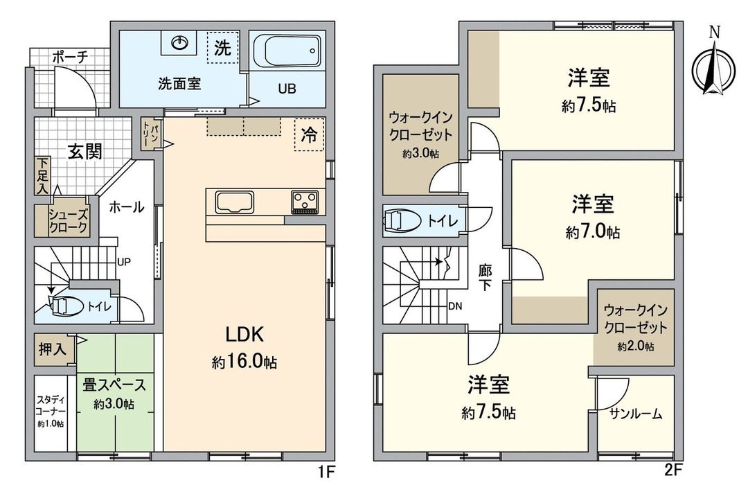 New 3LDK All-Electric House in Okayama City's Kita Ward - Thumbnail 3