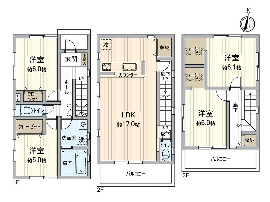 4LDK Detached House for Sale in Chiryū, Aichi | 2018 Build - Thumbnail 3