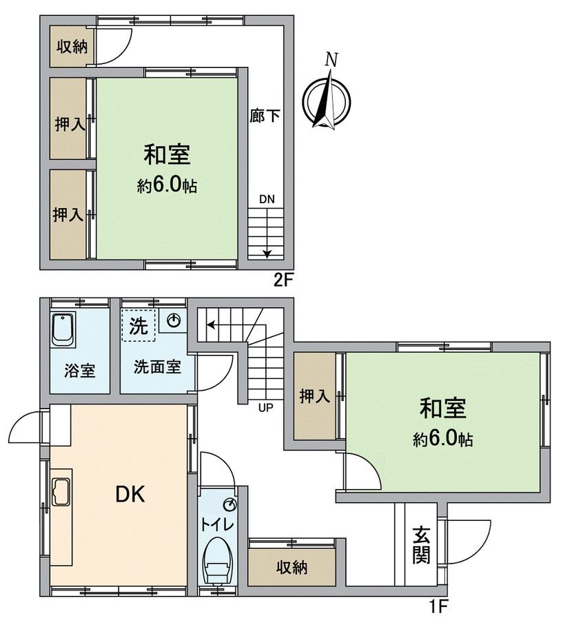 2DK Used House for Sale in Higashi Ward, Okayama City - Thumbnail 3