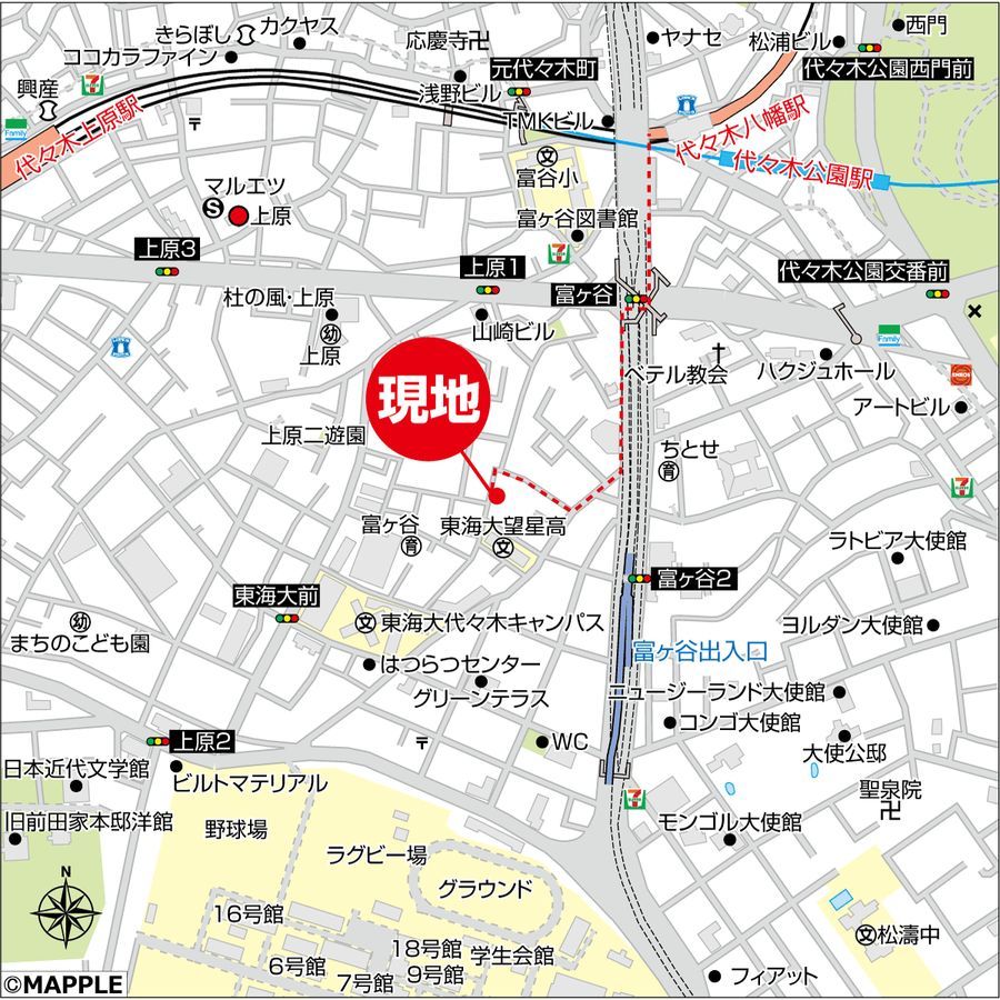 Land for Sale in Tomigaya, Shibuya, Tokyo - 142.72 sqm - Thumbnail 3