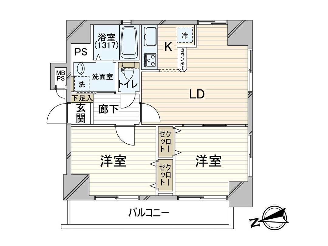 Legal Shin-Osaka VI 2LDK Apartment for Sale in Osaka - Thumbnail 3
