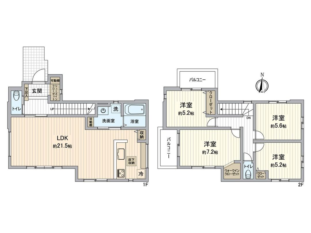 New 4LDK House in Tokorozawa, Saitama - Corner Lot, 2026 Completion - Thumbnail 3