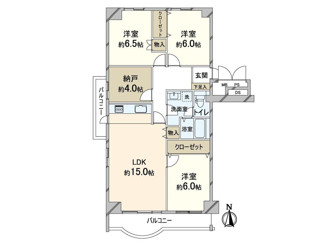Renovated 3SLDK Apartment for Sale in Suita, Osaka - Thumbnail 3