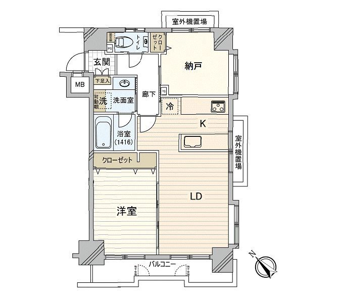 1SLDK Apartment in Nishi-Waseda, Shinjuku, Tokyo - 52.99m² - Thumbnail 3