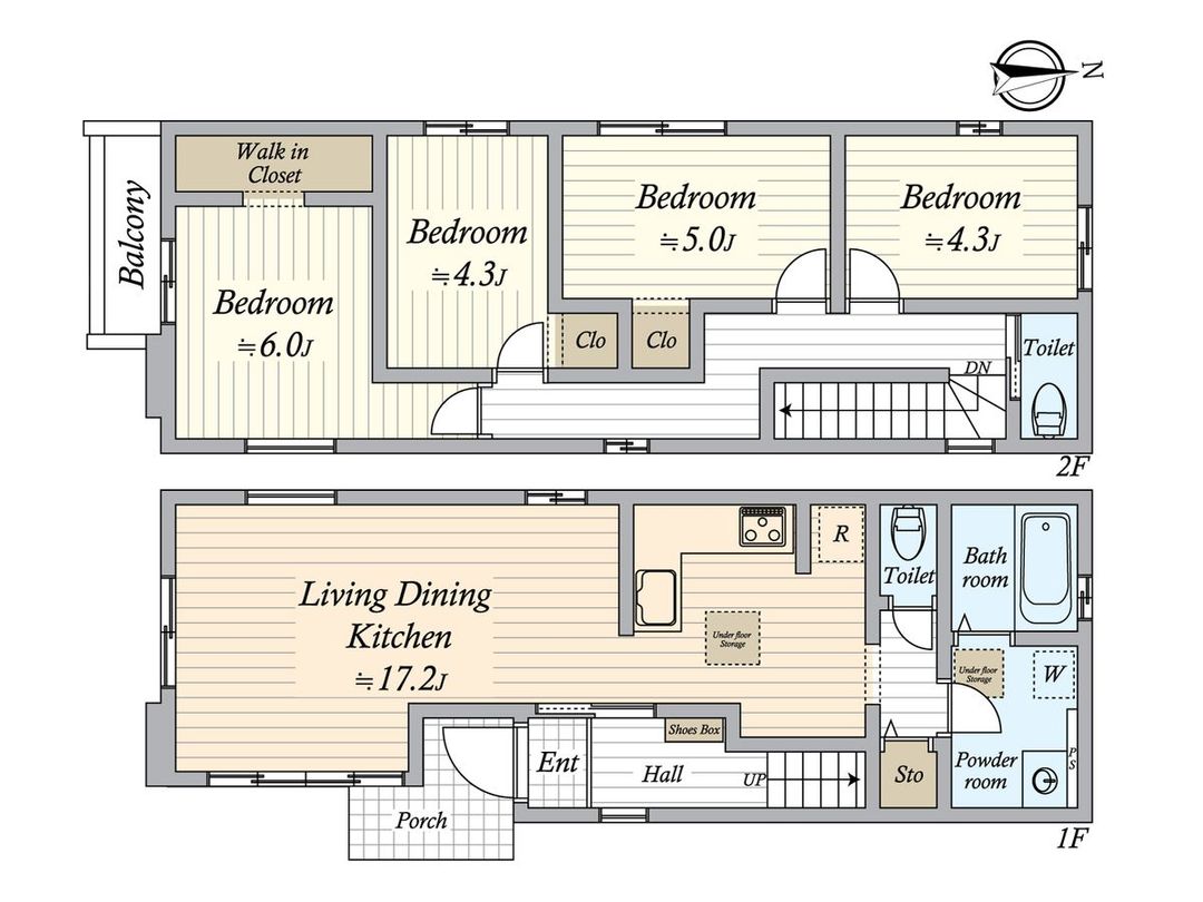 New 4LDK House in Nakamura-ku, Nagoya, 93.57 sqm | Akiya Japan