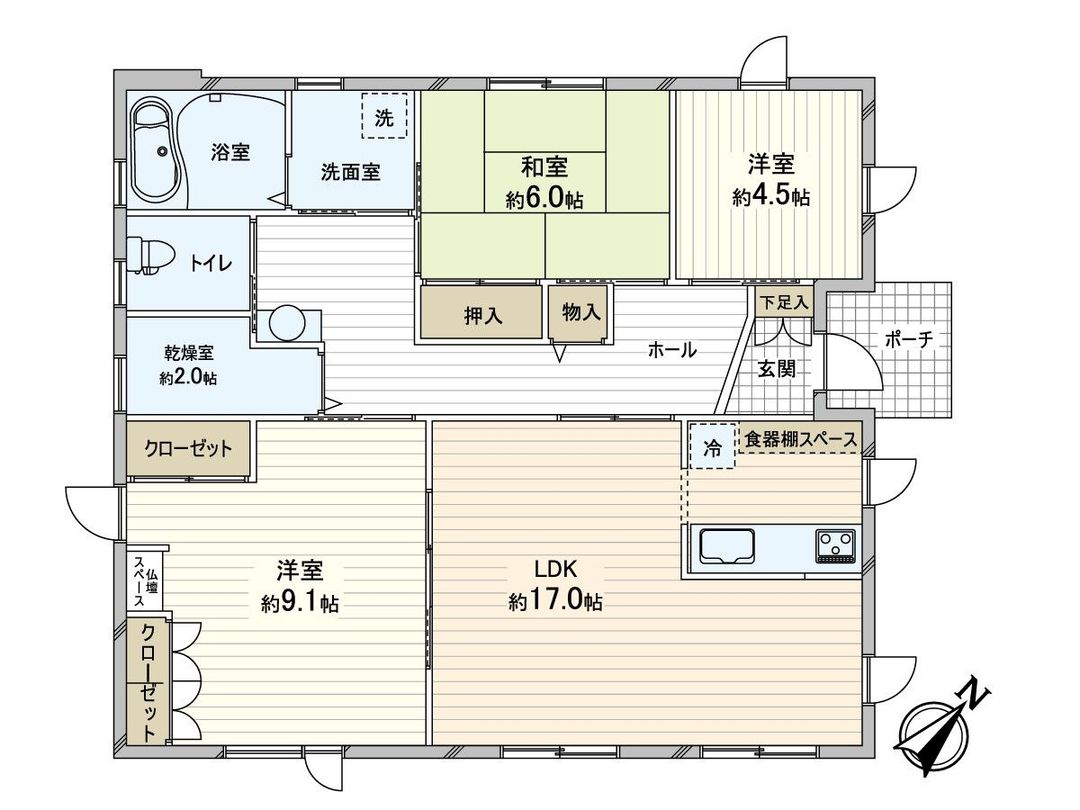 3LDK Detached House in Sapporo Chuo-ku with Corner Lot and Garden - Thumbnail 2