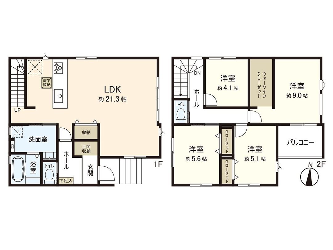 New 4LDK House in Tagajo, Miyagi - 105.46 sqm, 125.84 sqm Land - Thumbnail 3