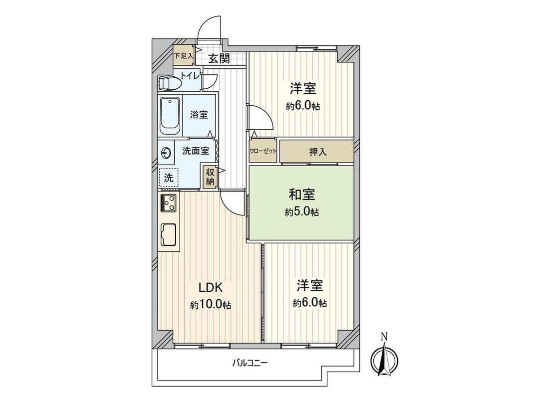 Tsutsumiryokuchi Rex Mansion 3LDK Apartment for Sale in Osaka - Thumbnail 3