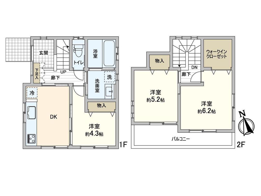 3DK Detached House in Matsudo City, Chiba - 61.68 sqm - Thumbnail 3