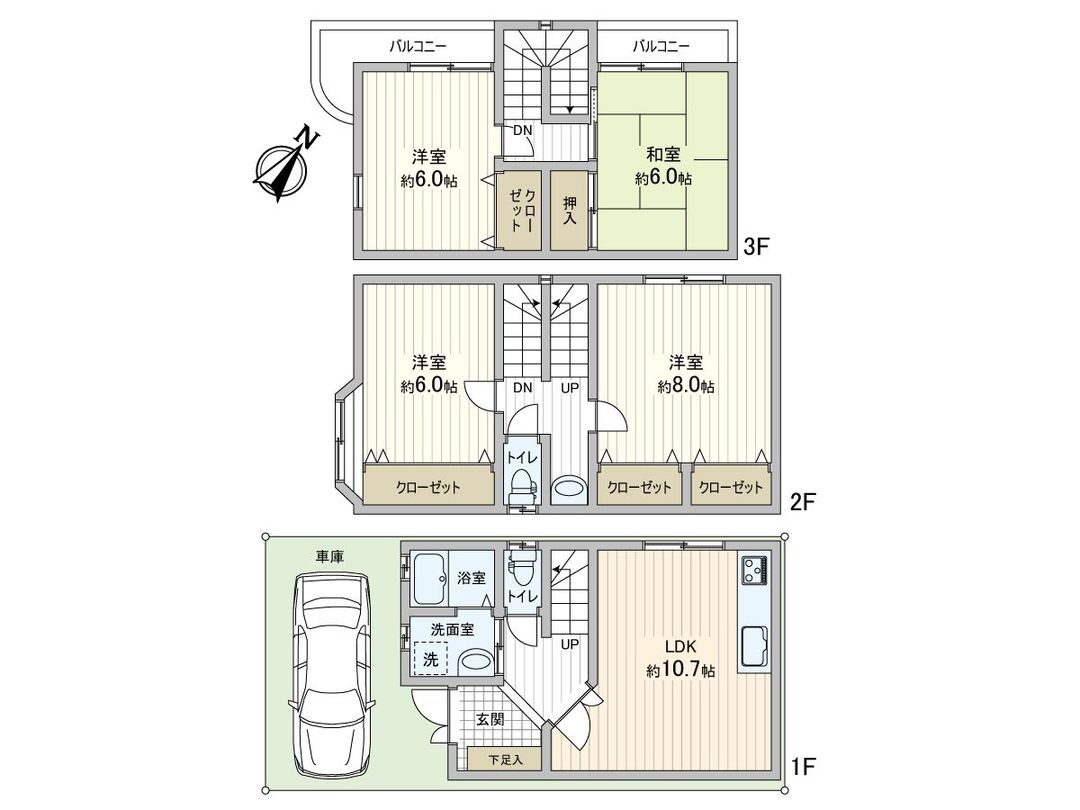 Renovated 4LDK House in Sumiyoshi-ku, Osaka for 29.8 million yen - Thumbnail 3