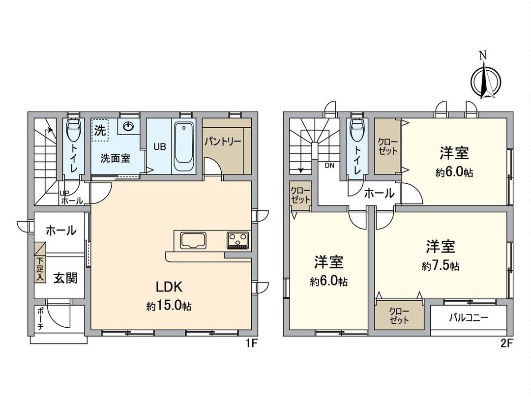 New Build 3LDK House for Sale in Niwase, Okayama City - Thumbnail 3