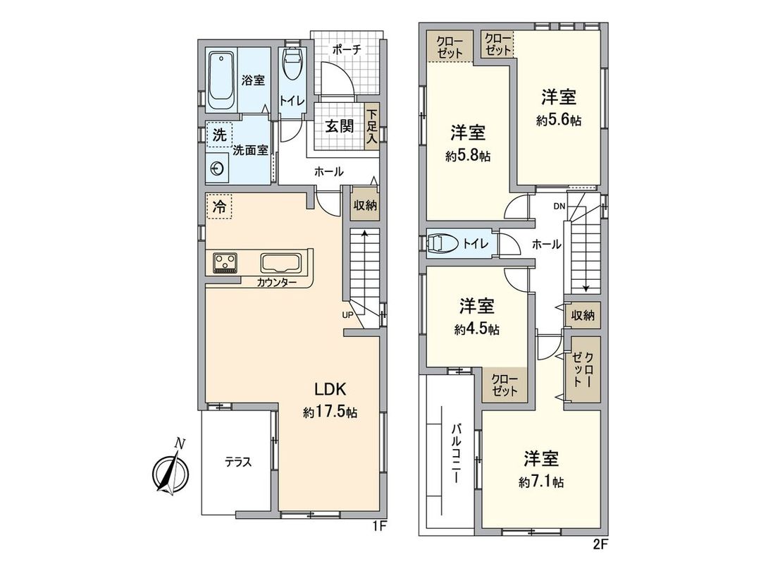 New 4LDK House in Kasugai, Aichi - 2026 Completion - Thumbnail 3
