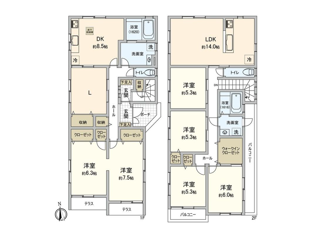 6LDK Two-Generation House for Sale in Ichikawa, Chiba - Thumbnail 3