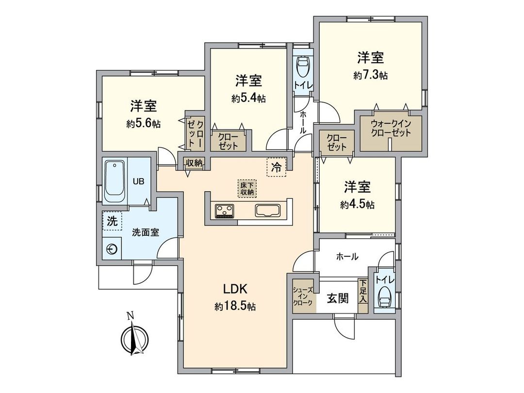 New 4LDK Single-Story House in Komaki, Aichi - Thumbnail 3