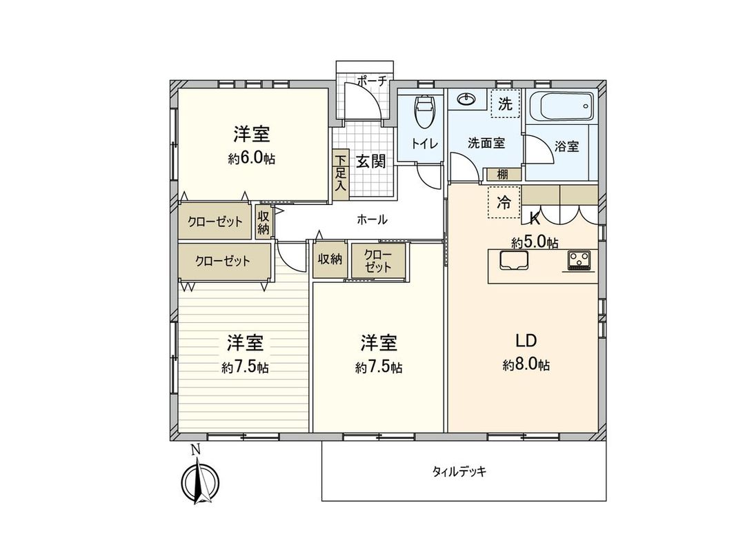 3LDK Detached House near Kashiwa Tanaka Station, Kashiwa - Thumbnail 3